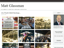 Tablet Screenshot of mattglassman.com